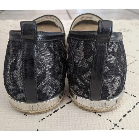 Stuart Weitzman Meshuga Lace Espadrille - Picture 5 of 9